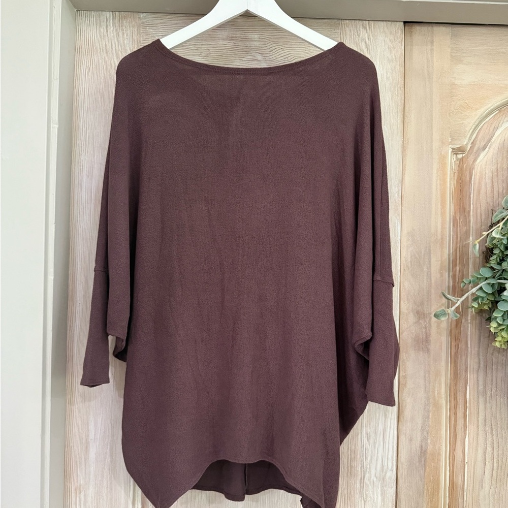Jolie Dark Purple Knit Top